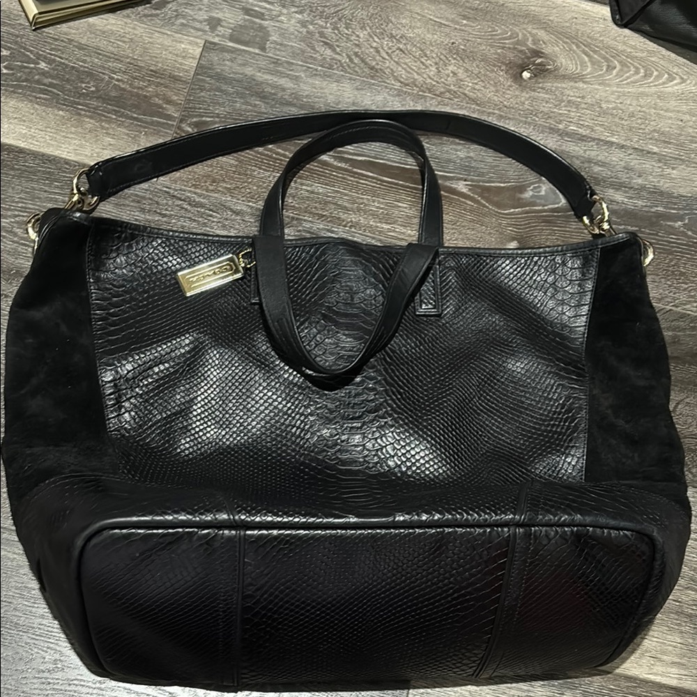 Coach Black Leather Handbag